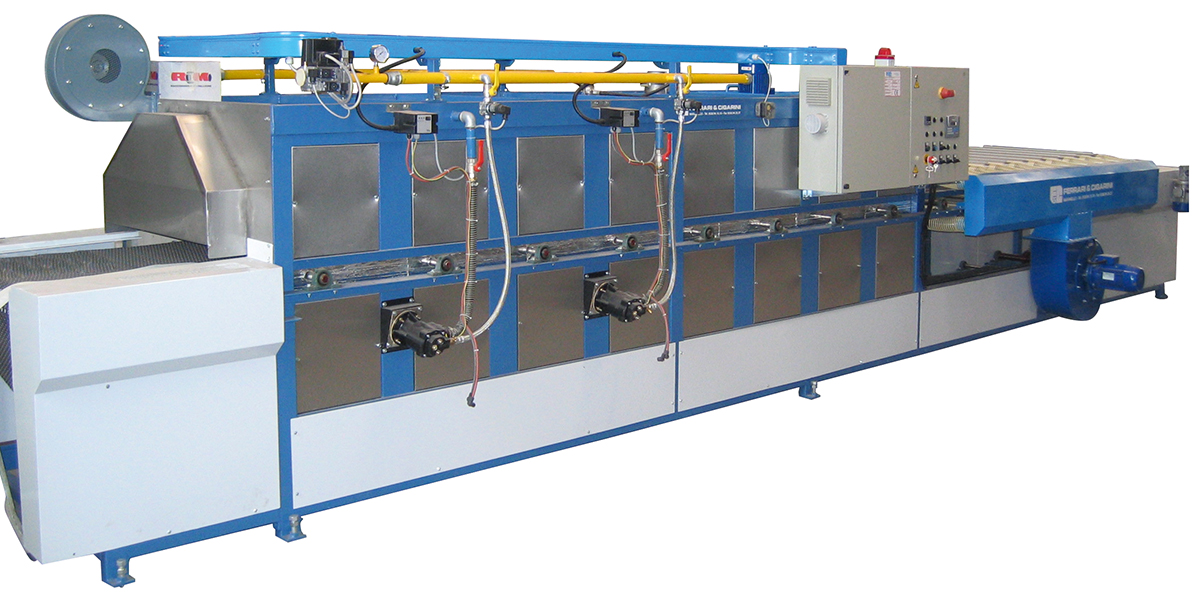 ERI - METALLIC NET DRYER WITH BURNERS